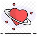 Heart planet  Symbol
