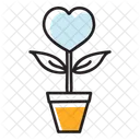 Love Growth Heart Plant Love Plant Icon