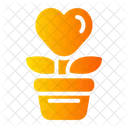 Heart Plant Love Growth Plant Icon