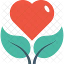 Heart Plant Pot Icon