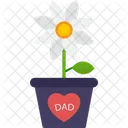 Heart Plant Love Plant Dad Gift Icon