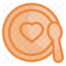 Heart Plate  Icon