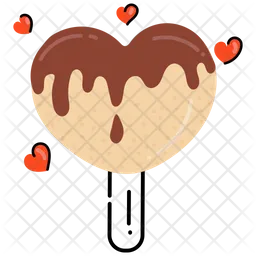 Heart Popsicle  Icon