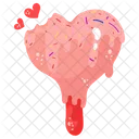 Heart Popsicle  Icon