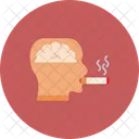 Quit Smoking Cough Healthcare Icon