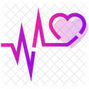Valentine Day Heart Pulse Icon