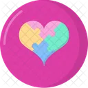 Heart puzzle  Icon