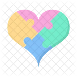 Heart puzzle  Icon