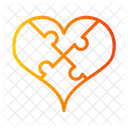 Heart puzzle  Icon