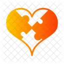 Heart Puzzle Heart Romance Icon