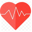Heart Rate Flat Icon Business And Finance Icon Pack Icono