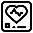 Heart Rate Pulse Beat Icon
