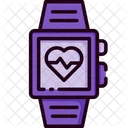 Heart Rate Smartwatch Fitness Tracker Icon