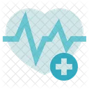 Medical Service Heart Rate Pulse Icon