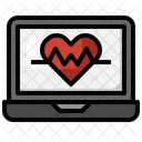 Heart Rate Electronics Monitoring Icon
