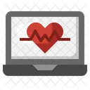 Heart Rate Electronics Monitoring Icon