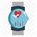 Heart Rate Smartwatch Pulse Icon