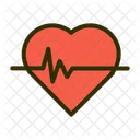 Heart Rate Health Monitor Icon