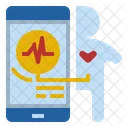 Heart rate measurement  Icon