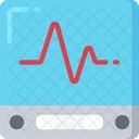 Heart Rate Monitor Screen Health Care Icon