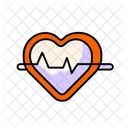 Heart Rate Monitor Fitness Workout Icon