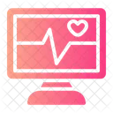 Heart Rate Monitor Ecg Monitor Cardiology Icon