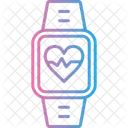 Heart Rate Monitor Smartwatch Technology Icon