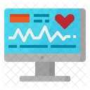 Heart Rate Monitoring  Icon