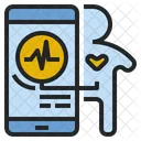 Heart-rate monitoring  Icon