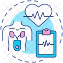 Heart rate monitoring  Icon