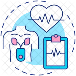 Heart rate monitoring  Icon