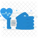 Heart rate monitoring  Icon