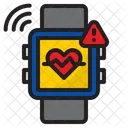 Heart Rate Notification Smartwatch Heart Rate Icon