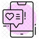 Heart Rating Feedback Mobile Icon