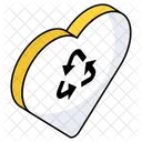 Heart Recycling  Icon