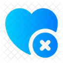 Heart Remove  Icon