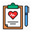 Report Heart Report Health Icon