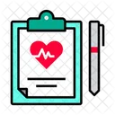 Report Heart Report Health Icon