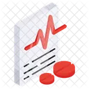 Heart Report Health Report Cardio Report Icon