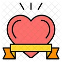 Heart Ribbon Heart Ribbon Icon
