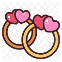 Heart Ring Wedding Ring Icon