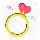 Wedding Ring Heart Ring Love Ring Icon