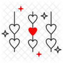 Heart Rope Hearts Icon