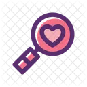 Heart Search Icon