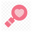 Heart Search  Icon