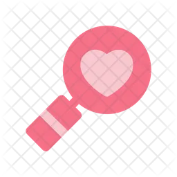 Heart Search  Icon