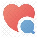 Heart search  Icon