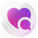 Heart search  Icon