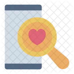 Heart search  Icon