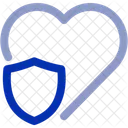 Heart Security Heart Security Icon